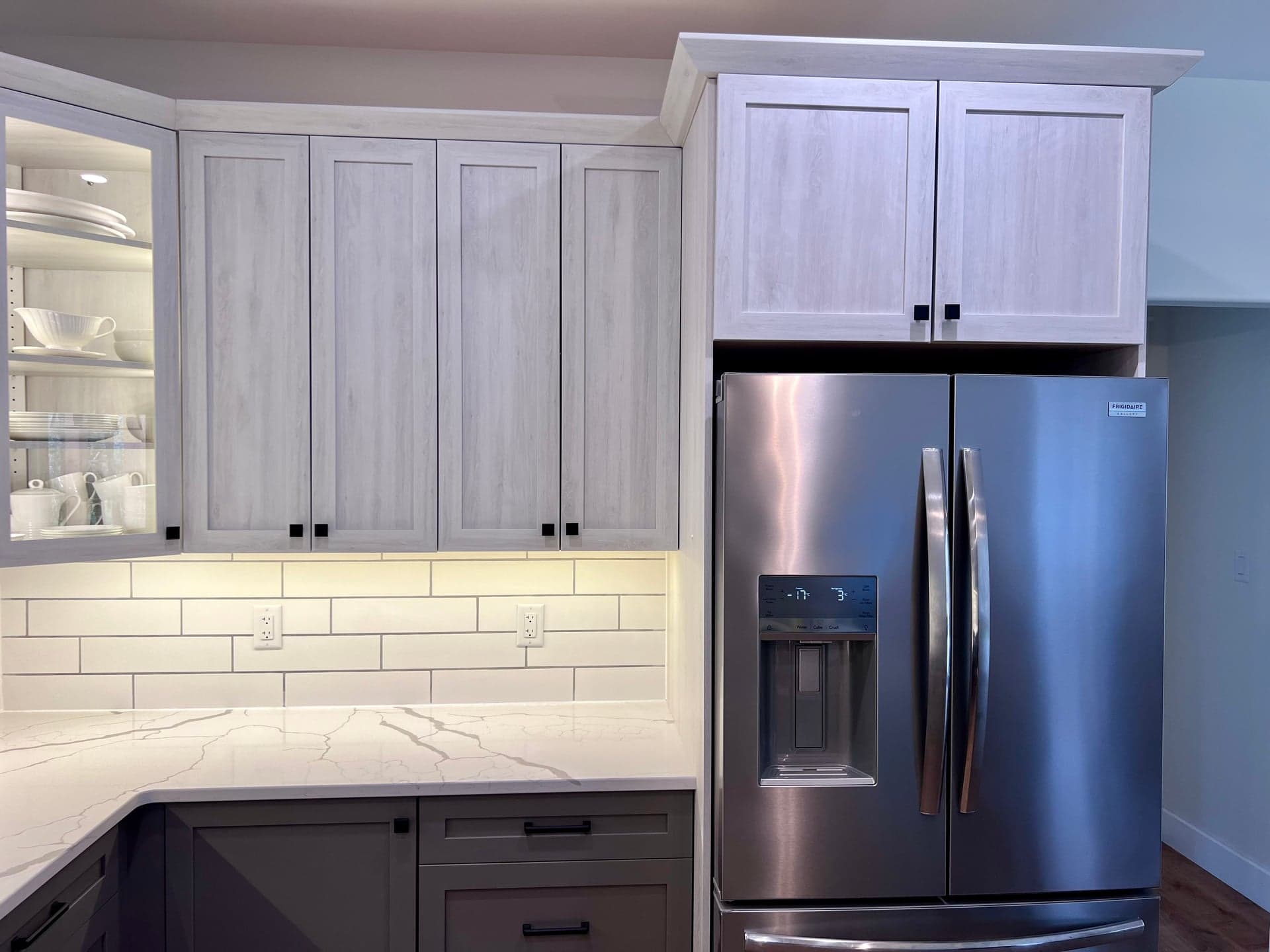 Completed kitchen renovation detail
