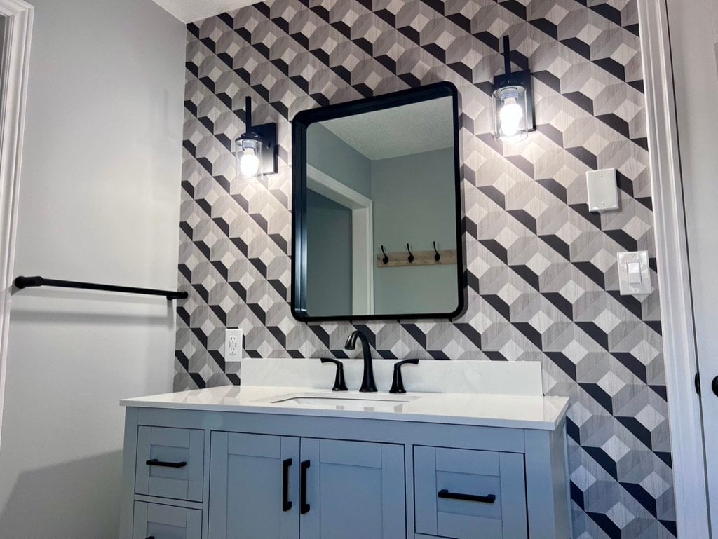 Bathroom renovation project