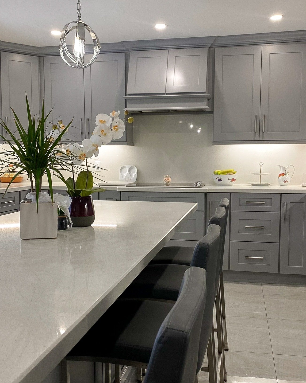 Rustic farmhouse kitchen detail