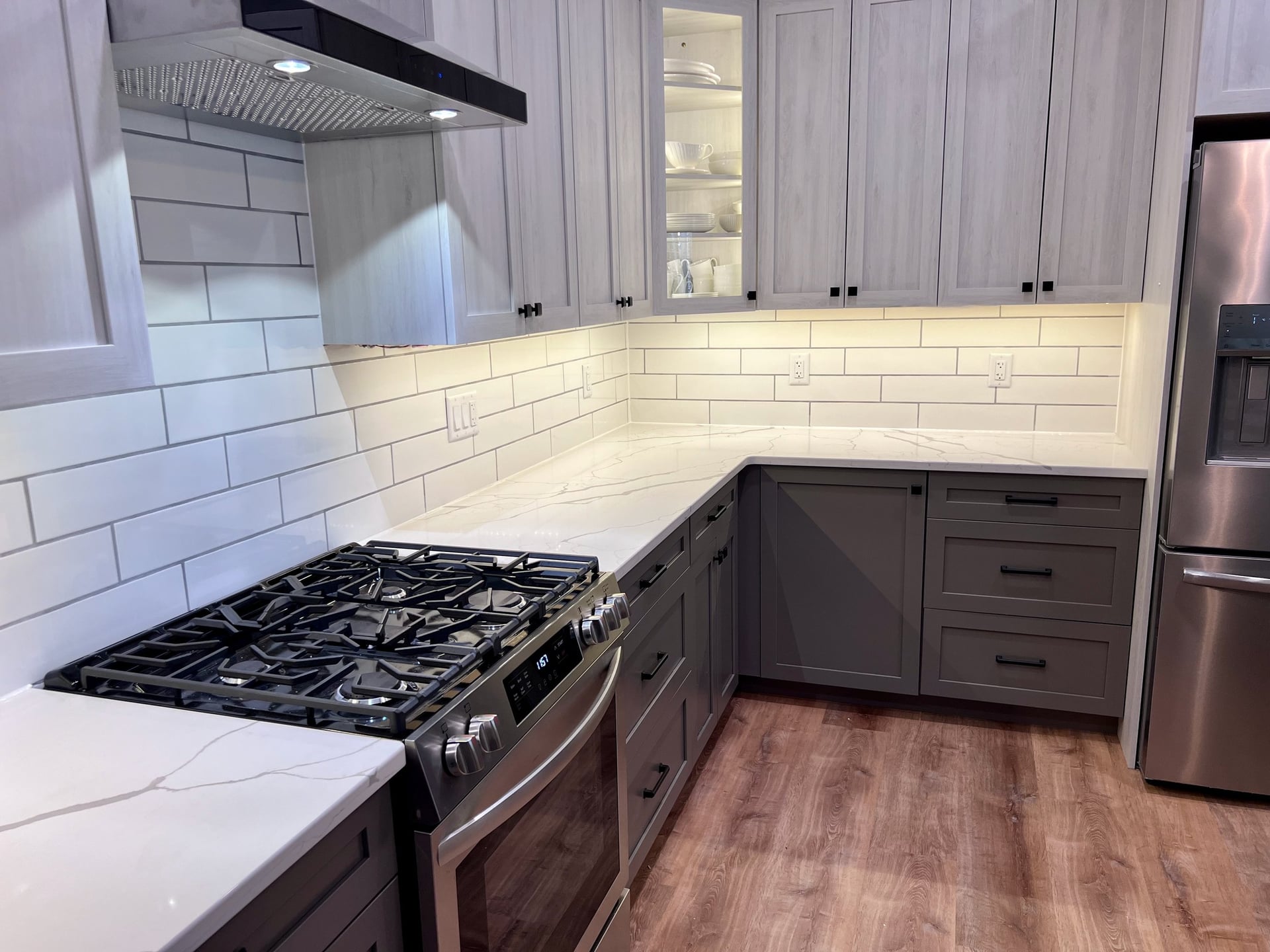 Rustic farmhouse kitchen detail